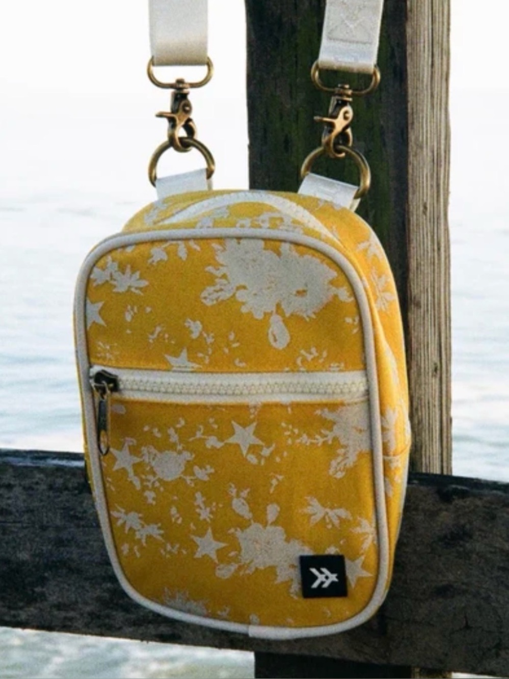 Thread Yellow Floral Crossbody Bag NWOT